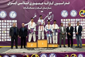 معرفی نفرات برتر رده سنی نوجوانان مسابقات قهرمانی کاراته کشور
